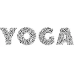 Imagine de tipografie yoga