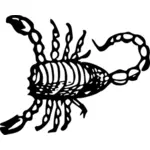 Scorpion vektor silhuett