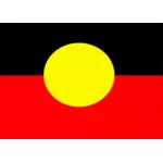De Australische Aboriginal vlag vector illustraties