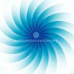 Niebieski spirala wektor grafika