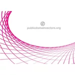 Dynamisk rosa abstrakt vektor design