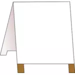Prázdná deska vektorový obrázek