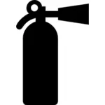 AIGA fire extinguisher sign vector image