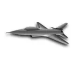 Vectorillustratie van militaire vliegtuigen