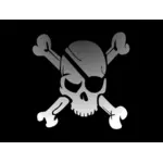 Piráti vlajka vektorový obrázek