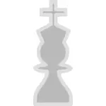 Vektorové ilustrace z lehkých šachy postava pěšec