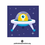 Alien dalam piring terbang