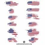 Американские кисти флага