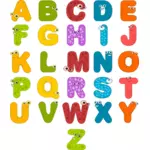Dyr alfabeter vektor