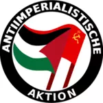 ClipArt-bilder av antiimperialistiska åtgärder färg logotyp