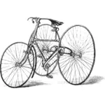 دراجة ثلاثية العجلات العتيقة