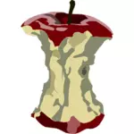 Apple core vektor illustration
