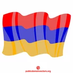 Armeniens nationella flagga