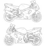 الدراجات النارية الرسم