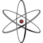 Stilisierten Atom Bild