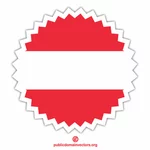 Österreichische Flagge Aufkleber Grafiken