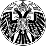 Águila austríaca emblema Vector