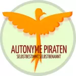 Autonymous пиратов знак на немецком языке