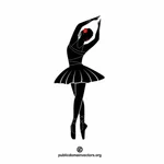 Ballet danser vector illustraties