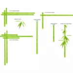 Bambus-Vektorgrafik