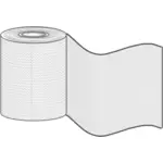Illustration vectorielle de bandage médical ruban