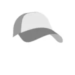 Hvit baseball cap