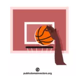 لوحة كرة السلة