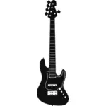 Bass guitar silhouette