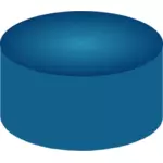 Blaue Festplatte Kapazität Vektorgrafik