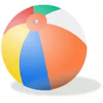 Пляжный мяч векторное изображение