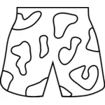 Vector de la imagen de la ropa de playa