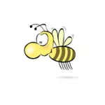 Illustration vectorielle de petite abeille