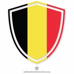 Belgisk flagga sköld