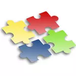 Farbige Jigsaw puzzle