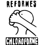 Uudistukset kloroformivektorikuva