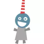 Cute tower person icon vector image