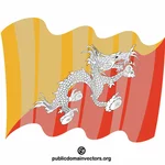 Flaga Bhutanu