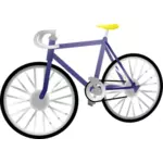 Velocidade única bicicleta vector clip-art