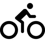סמל רכיבה על אופניים