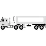 Illustration vectorielle de gros camion
