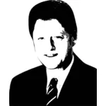 Bill Clinton vektorgrafikk