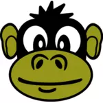 האיור וקטורית קוף מצחיק