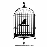 Uccello in una gabbia