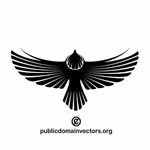 Fågel logotype grafik