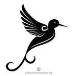 Черный колибри