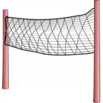 Volleyball net vector image