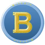 Bitcoin symbol mince