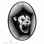 Logotyp černého lva