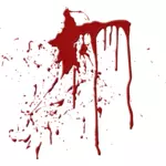Krev stříkající vektorový obrázek