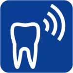 Иконка синий зуб